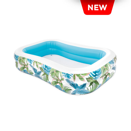 Piscina infantil inflable tropical