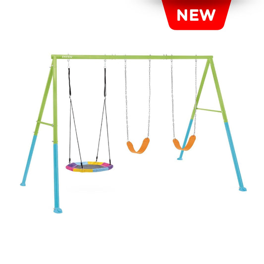 Juego de patio 2 hamacas con nido intex