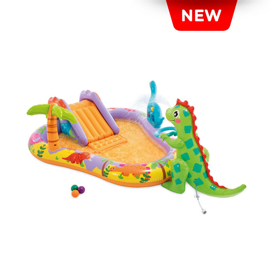 Piscina play center infantil inflable Dino Park intex