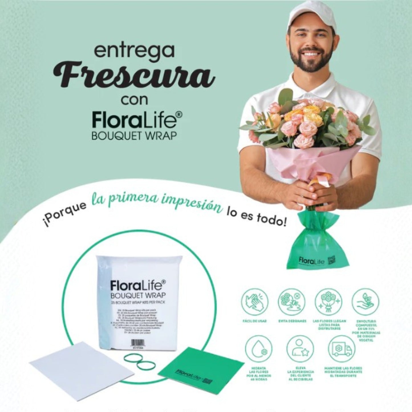 BOUQUET WRAP BOLSA (25 bolsas)