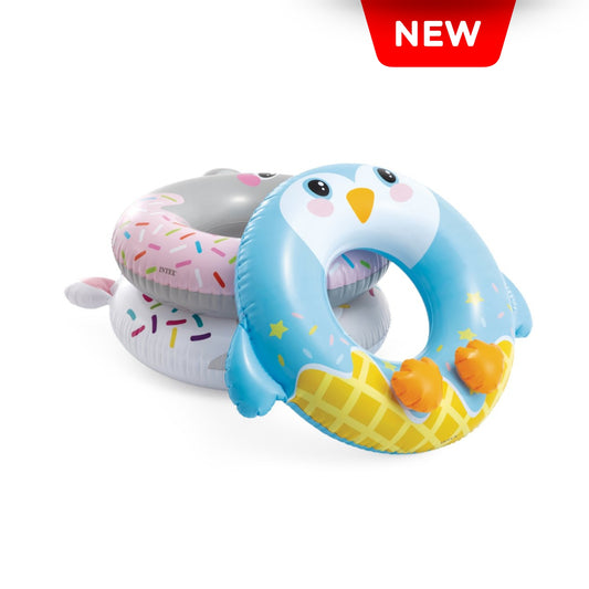 SALVAVIDAS INFLABLE CUT ANIMALES INTEX