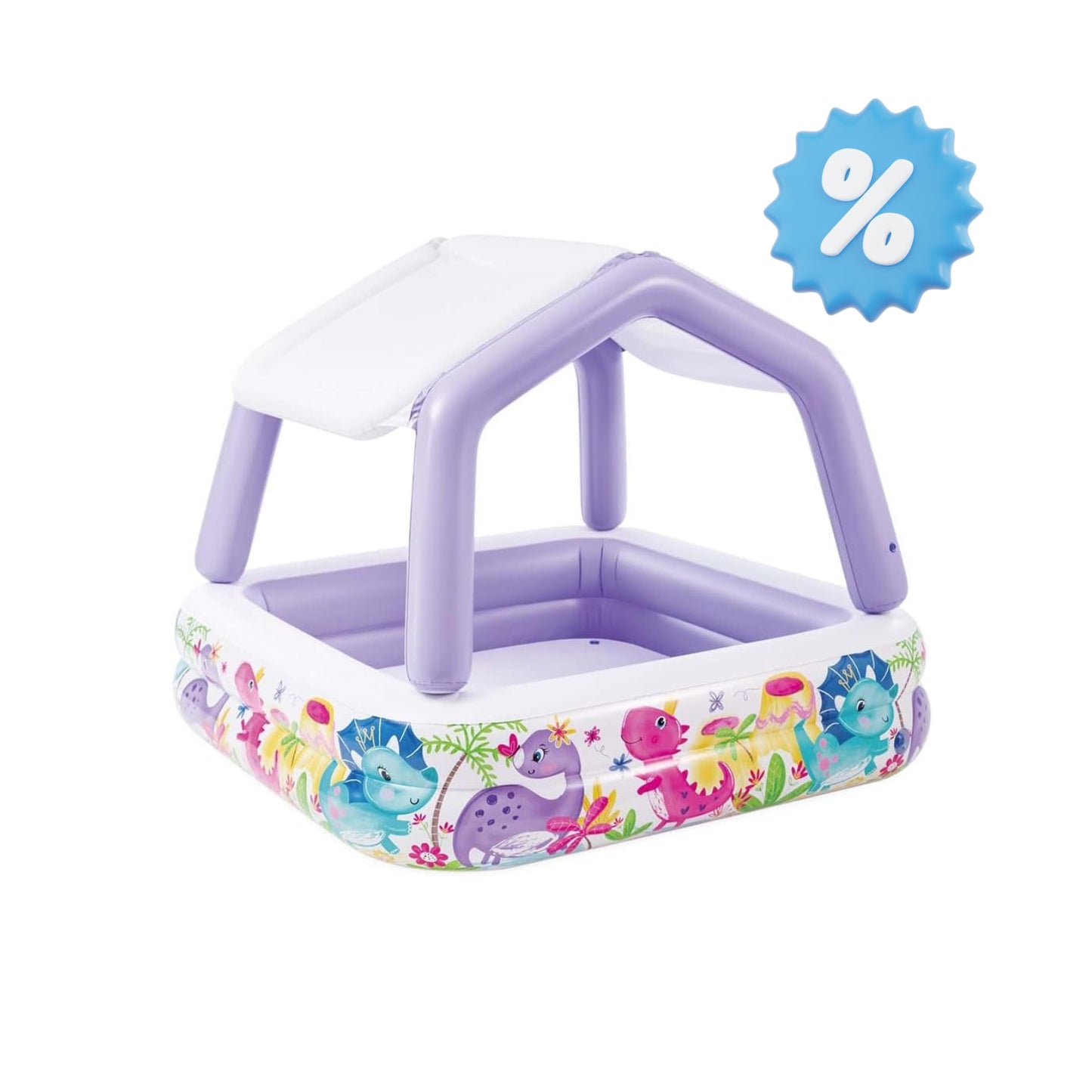 PISCINA INFANTIL CON TECHO . 2 colores