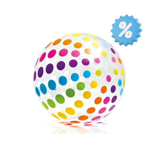 PELOTA INFLABLE LUNARES 107 CM