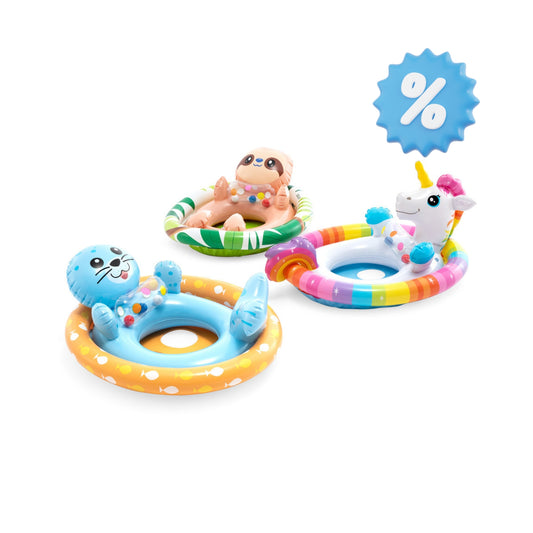 SALVAVIDAS CON BOMBACHA INTEX