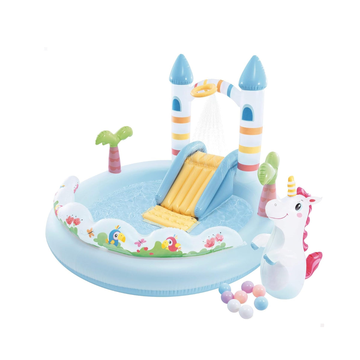 PISCINA PLAY CENTER CASTILLO INTEX