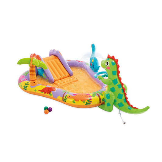 Piscina play center infantil inflable Dino Park intex