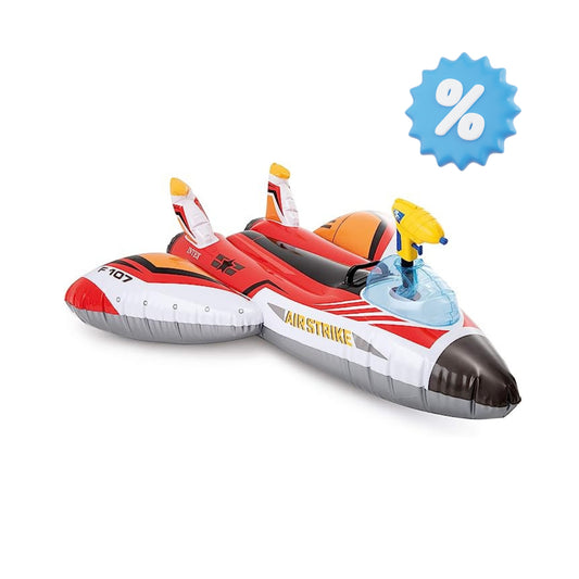 AVION DE MONTAR CON PISTOLA DE AGUA