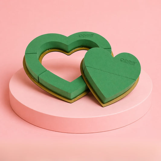 PACK 2 CORAZÓNES CON BASE MDF