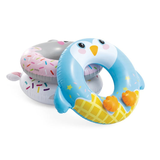 SALVAVIDAS INFLABLE CUT ANIMALES INTEX