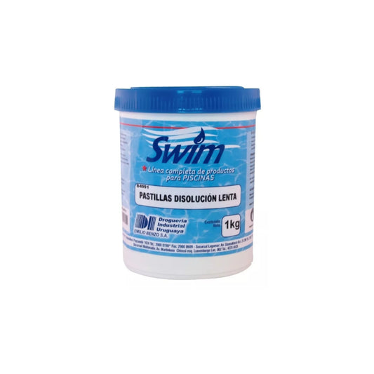CLORO DISOLUCIÓN LENTA SWIM 1 KILO