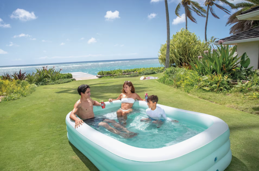 Piscina familiar inflable con asientos intex 58497