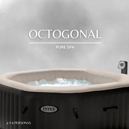 SPA OCTOGONAL 4 PERSONAS DELUX