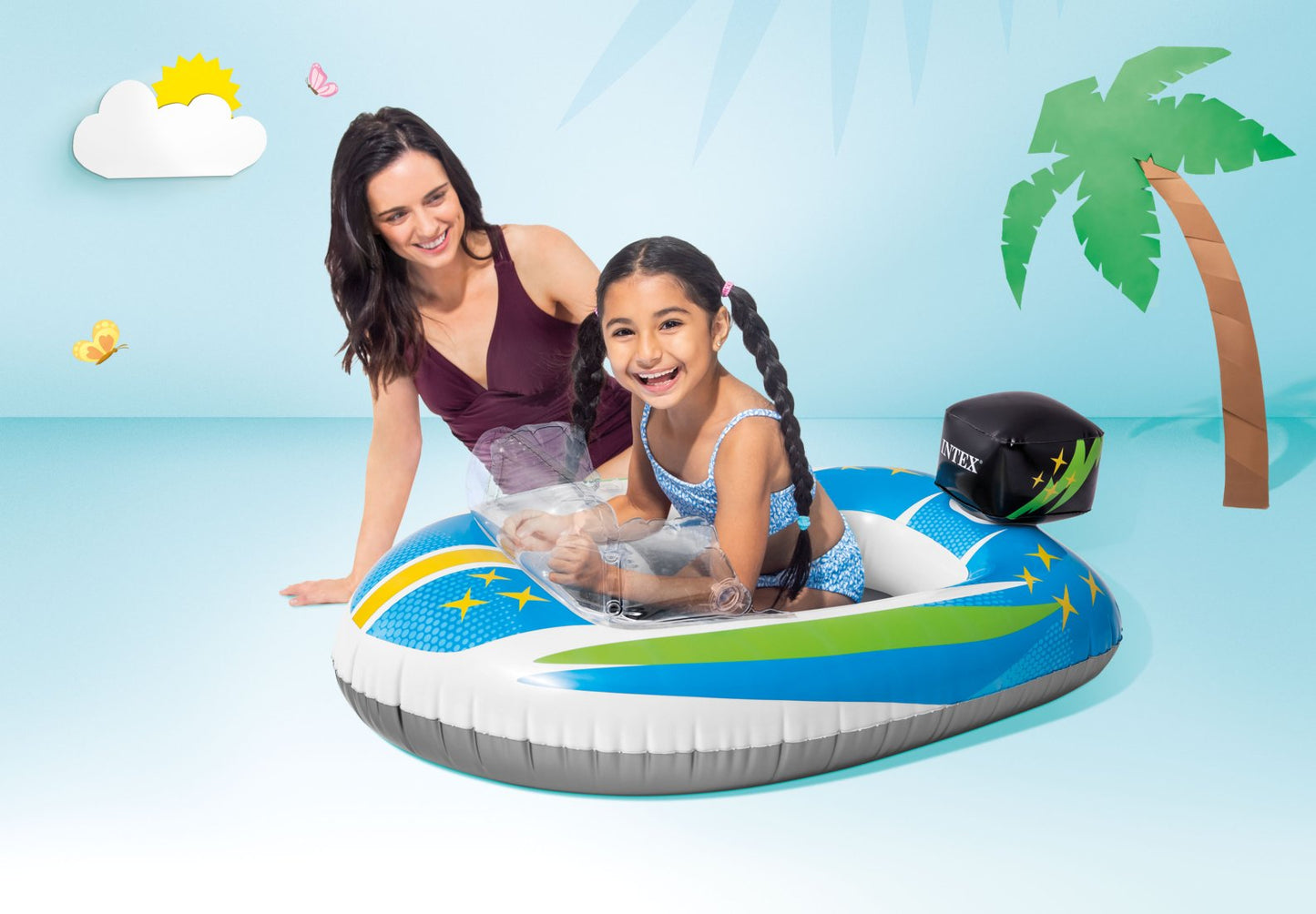 MINI BOTE INFLABLE PARA NIÑO