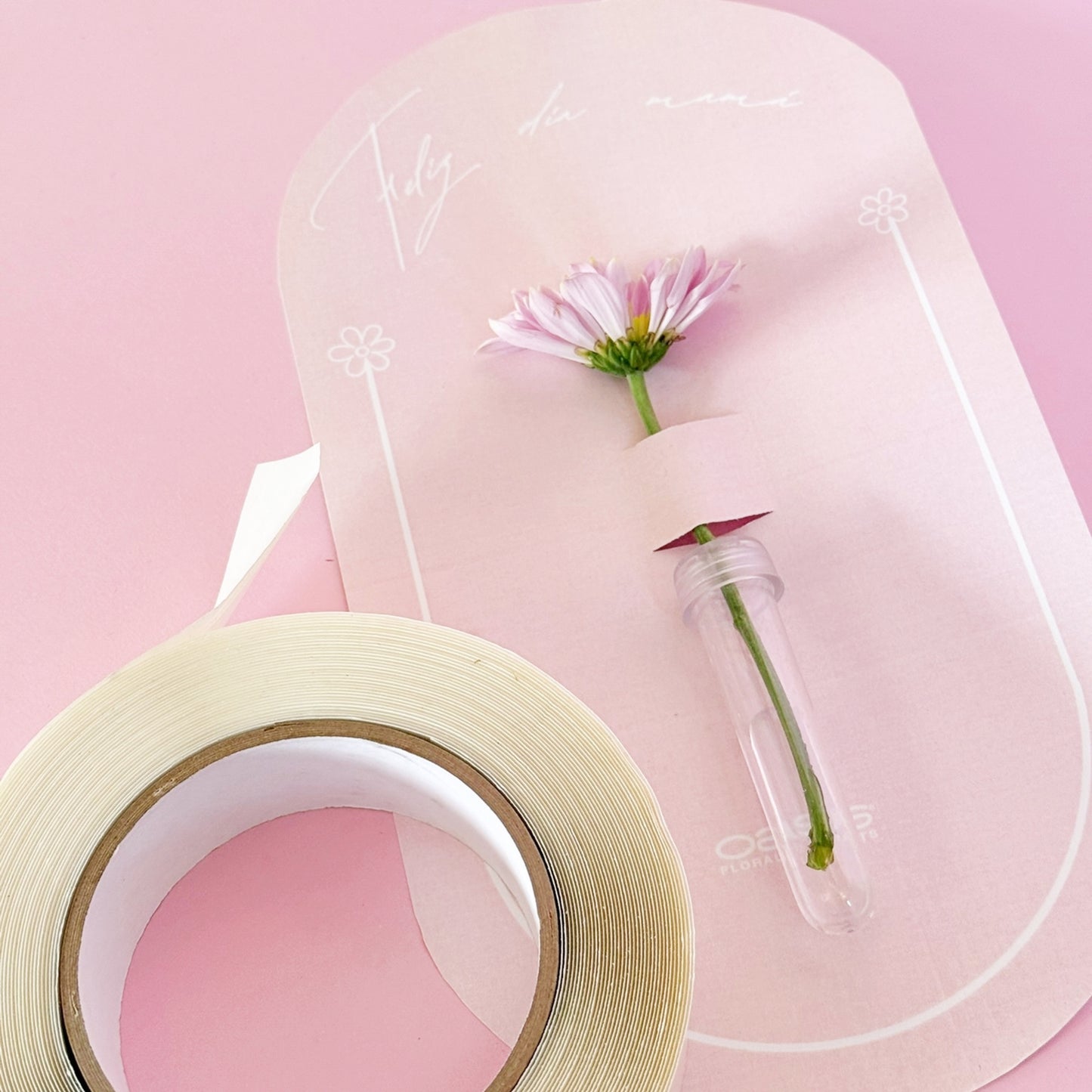 TUBITO FLORAL SIN PUNTA POR UNIDAD